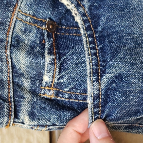 Bullhead Straight Men's Denim Jeans 090233 30X30 distressed - Picture 4 of 11